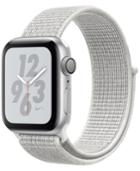 Apple Watch Nike+ Series 4 Gps, 40mm Silver Aluminum Case With Summit White Nike Sport Loop