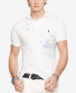 Polo Ralph Lauren Custom-fit Graphic Polo Shirt