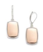 Nine West Two-tone Large Drop Earrings