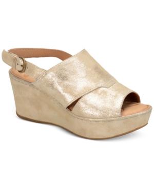 Born Tanera Wedge Slingback Sandals Women's Shoes