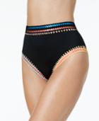 Bar Iii Be Weave It High-waist Bikini Bottoms, Created For Macy's Women's Swimsuit