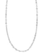 "14k White Gold Necklace, 16-20"" Cable Chain"
