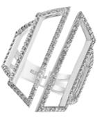 Geo By Effy Diamond Geo Ring (5/8 Ct. T.w.) In 14k White Gold