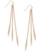 Inc International Concepts Gold-tone Pointed Fringe Earrings, Only At Macy's