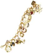 Holiday Lane Gold-tone 12 Days Charm Bracelet, Created For Macy's