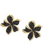 Effy Final Call Diamond Flower Stud Earrings (1 Ct. T.w.) In 14k Gold