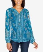 Lucky Brand Printed Blouse