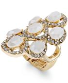 Inc International Concepts Gold-tone Stone And Pave Chandelier Ring, Only At Macy's
