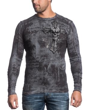 Affliction Reversible Thermal Thy Hunted Long Sleeve Shirt