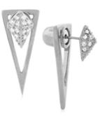 Vince Camuto Pave Two-part Drop Earrings