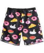 Neff Men's Pool Party Graphic-print Hot Tub Shorts