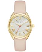 Kate Spade New York Women's Crosstown Vachetta Leather Strap Watch 34mm Ksw1247