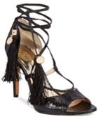Inc International Concepts Women's Reagenne Lace-up Ankle-tie Dress Sandals, Only At Macy's Women's Shoes