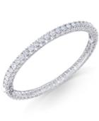 Diamond (5 Ct. T.w.) Bangle Bracelet In 14k White Gold