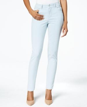 Charter Club Bristol Printed Slim-leg Ankle Jeans, Only At Macy's