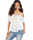 American Rag Juniors' Shoulder-cutout Top