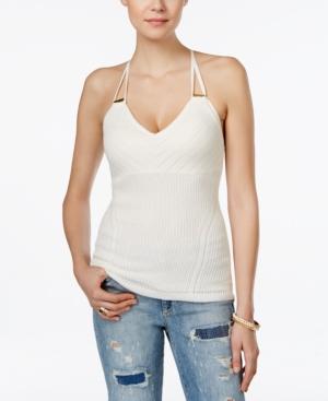 Guess Krista Hardware-detail Pointelle Top