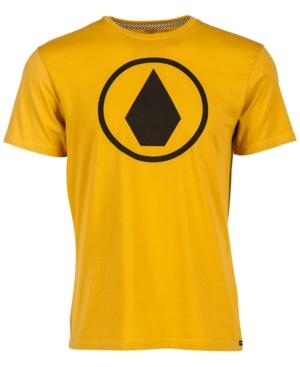 Volcom Men's Solid Stone Graphic-print Logo T-shirt