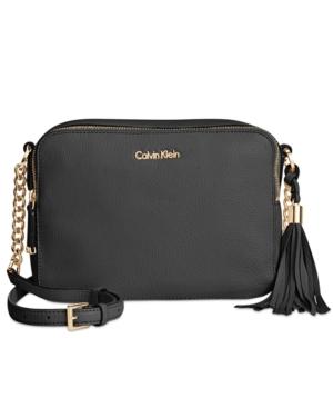 Calvin Klein Quilted Tassel Crossbody