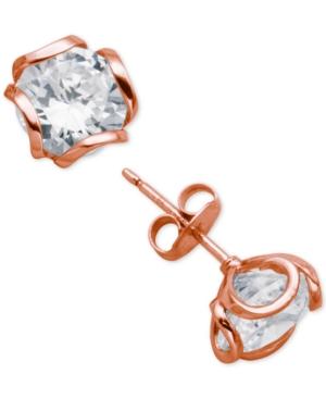 Giani Bernini Cubic Zirconia Petal Stud Earrings, Only At Macy's