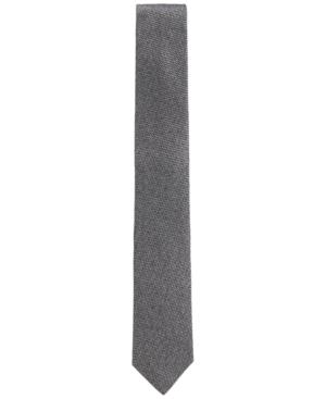 Boss Men's Tailored Sharkskin Silk Slim Tie
