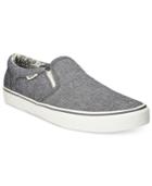 Vans Men's Asher Canvas Slip-on Sneakers Men's Shoes
