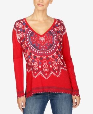 Lucky Brand Long-sleeve Printed T-shirt