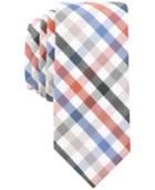 Bar Iii Men's Quatro Gingham Skinny Tie, Only At Macy's
