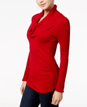 Hooked Up By Iot Juniors' Cowl-neck Sweater