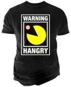 Changes Men's Warning Hangry Pac-man T-shirt