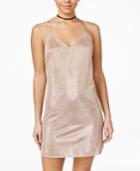 Material Girl Metallic Slip Dress, Only At Macy's