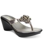 Callisto Juli Embellished Wedge Sandals Women's Shoes