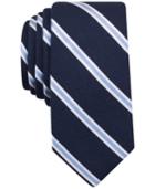 Bar Iii Men's Eddington Stripe Skinny Tie, Only At Macy's