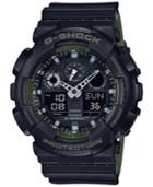 G-shock Men's Analog-digital Black Resin Strap Watch 51x55mm Ga100l-1a