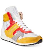 John Galliano Wedge Multicolor High-top Sneakers Men's Shoes