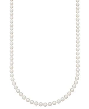 "belle De Mer Pearl Necklace, 24"" 14k Gold Aaa Akoya Cultured Pearl Strand (8-8-1/2mm)"