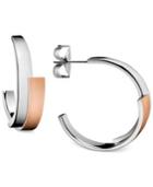 Calvin Klein Intense Two-tone C Hoop Earrings