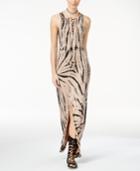 Material Girl Juniors' Printed Lace-up Maxi Dress, Created For Macy's