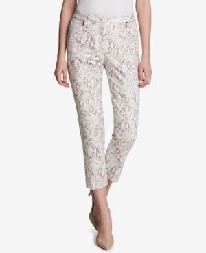 Calvin Klein Printed Cropped Pants