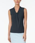 Calvin Klein Tie-neck Shell