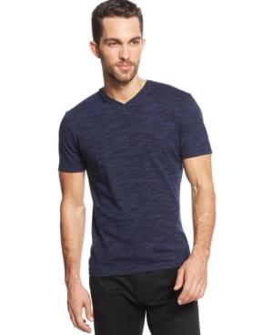 Vince Camuto Men's Marled V-neck T-shirt