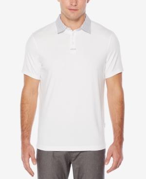 Perry Ellis Men's Woven-collar Polo, A Macy's Exclusive Style