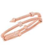 Vince Camuto Rose Gold-tone Coiled Station Bracelet
