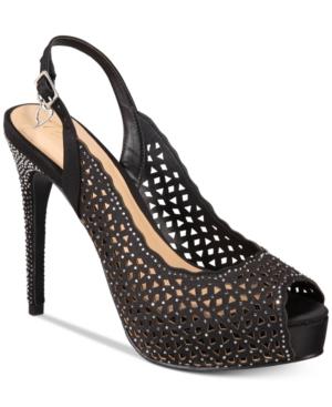 Thalia Sodi Cace Slingback Peep-toe Pumps, Only At Macy's Women's Shoes