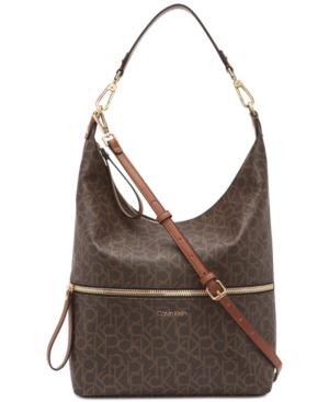 Calvin Klein Elaine Signature Hobo