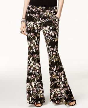 Inc International Concepts Printed Flare-leg Pants, Only At Macy's