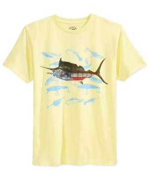 Univibe Men's U.s. Fishing Team Graphic-print Cotton T-shirt