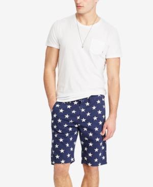 Denim & Supply Ralph Lauren Men's Slim Fit Printed Cotton Chino Shorts