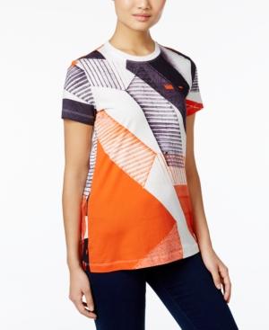 Dkny Cotton Printed T-shirt