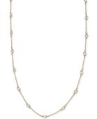 Giani Bernini Cubic Zirconia Long Chain Necklace In 18k Gold-plated Sterling Silver, Created For Macy's